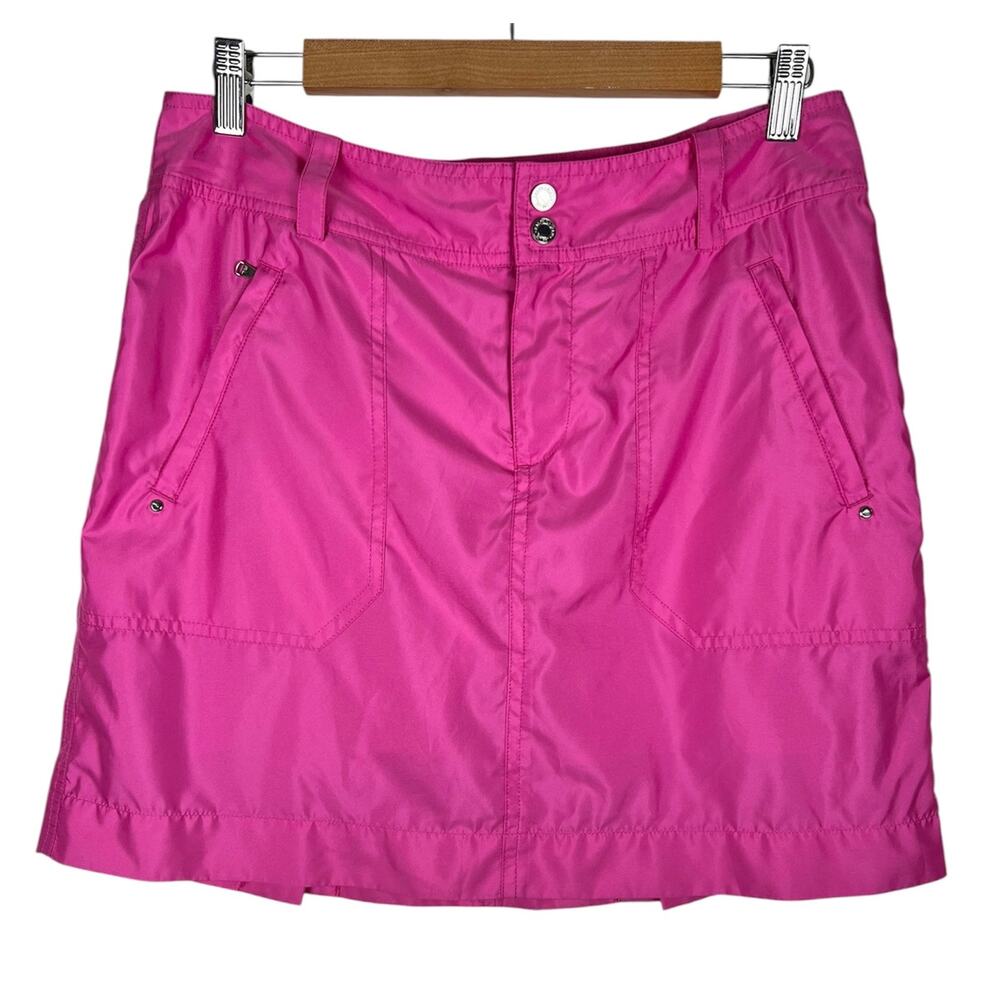Ralph Lauren Golf Womens Hot Pink Cargo Skort Skirt Size 6